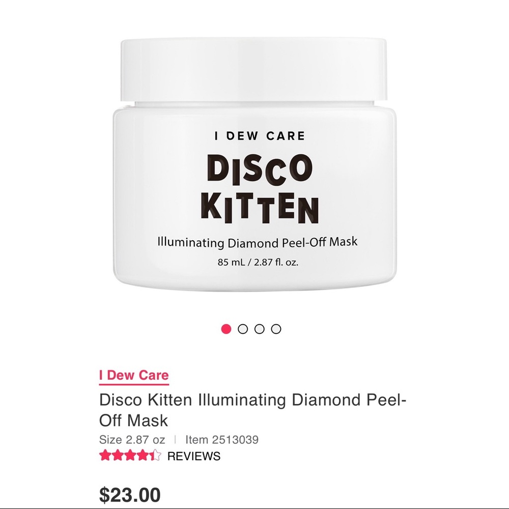 Disco Kitten Illuminating Diamond Peel-Off Mask